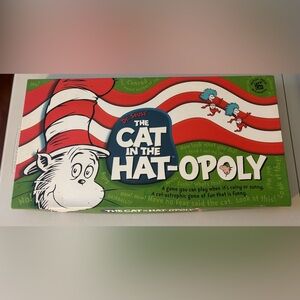 The CAT IN THE HAT-OPOLY BOARD GAME